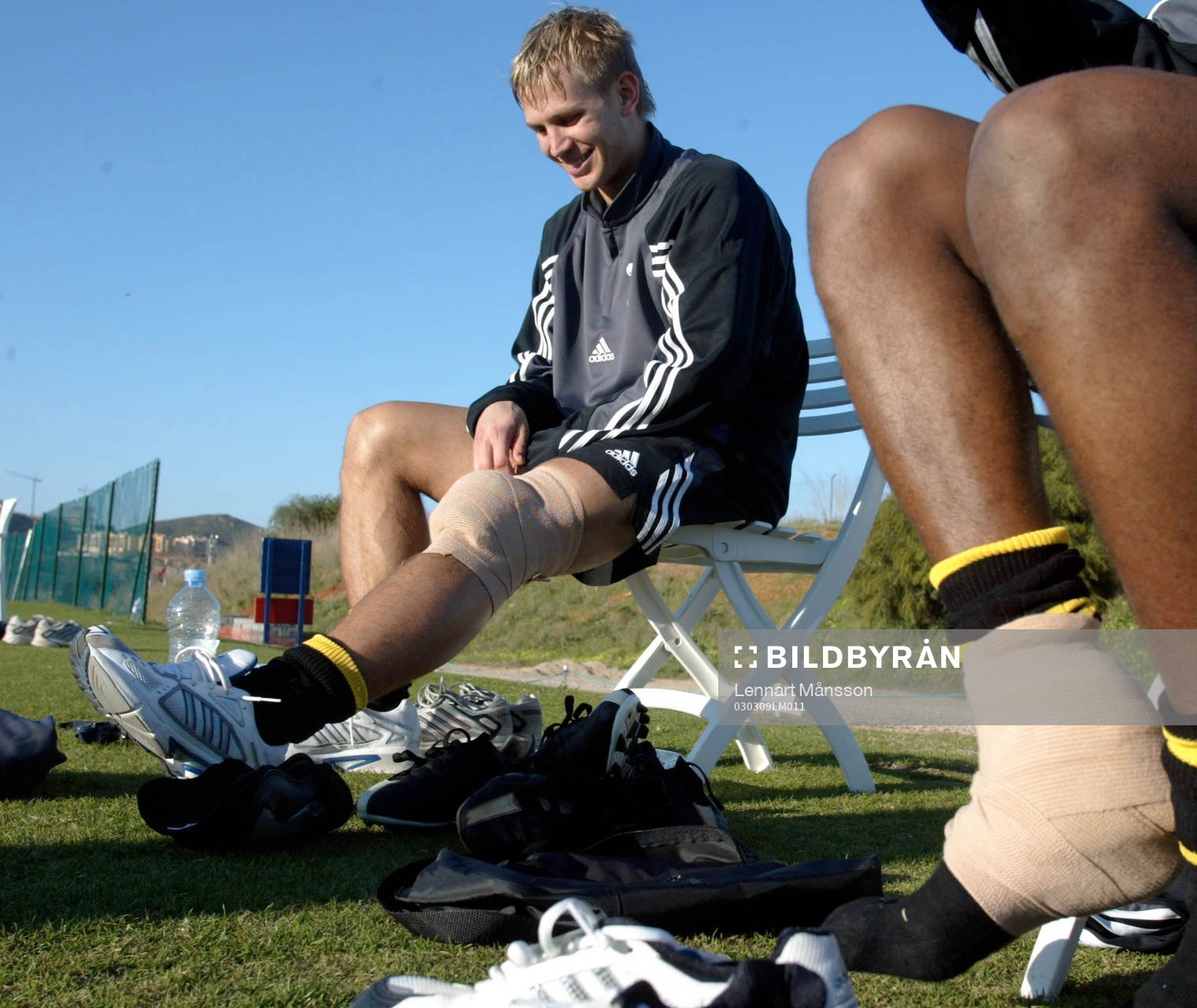 AIK har många skadade, Martin Åslund bandagerad