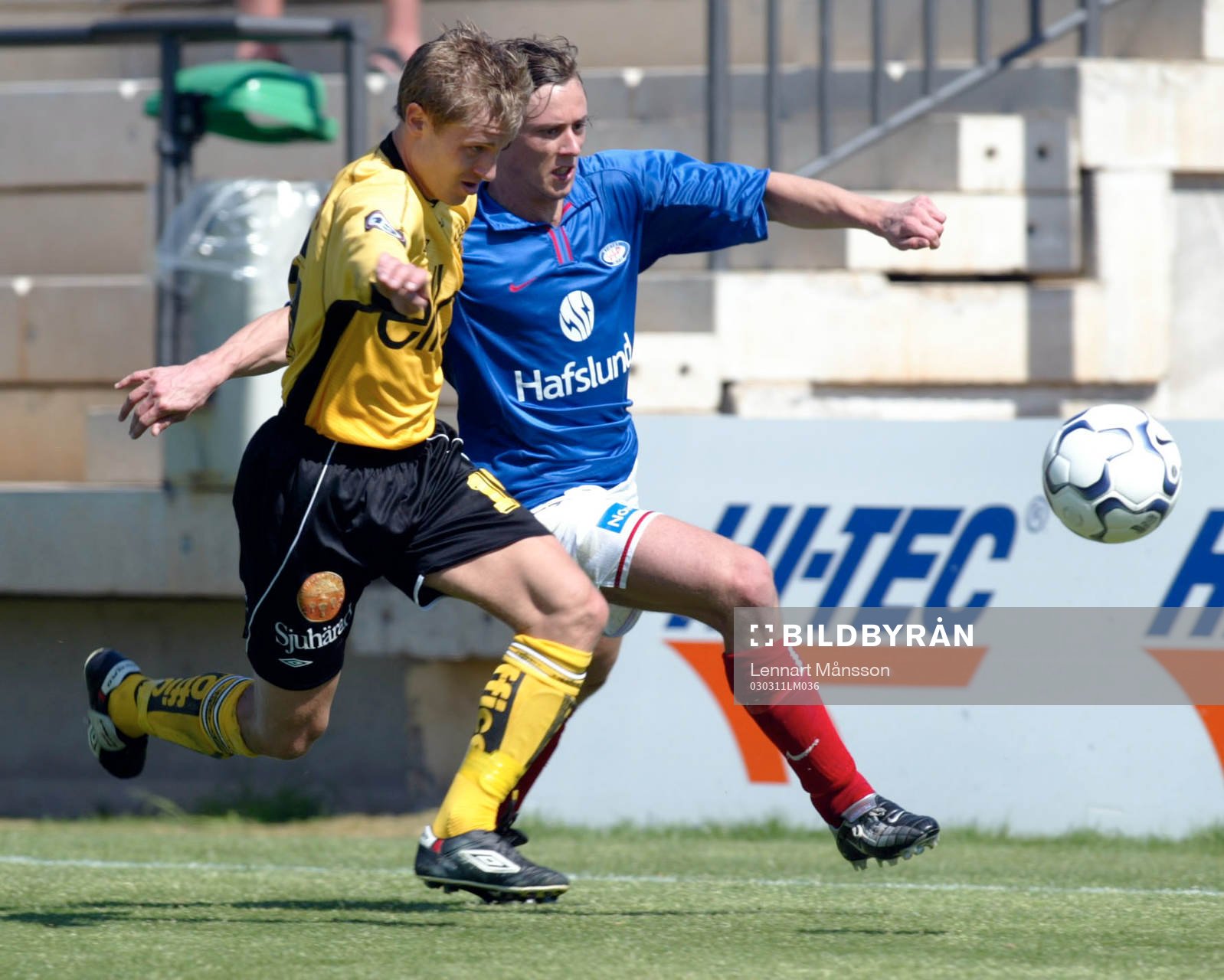 Fotboll, Träningsmatch, Elfsborg - Vålerengen: Andreas Klarström, Elfsborg i en duell