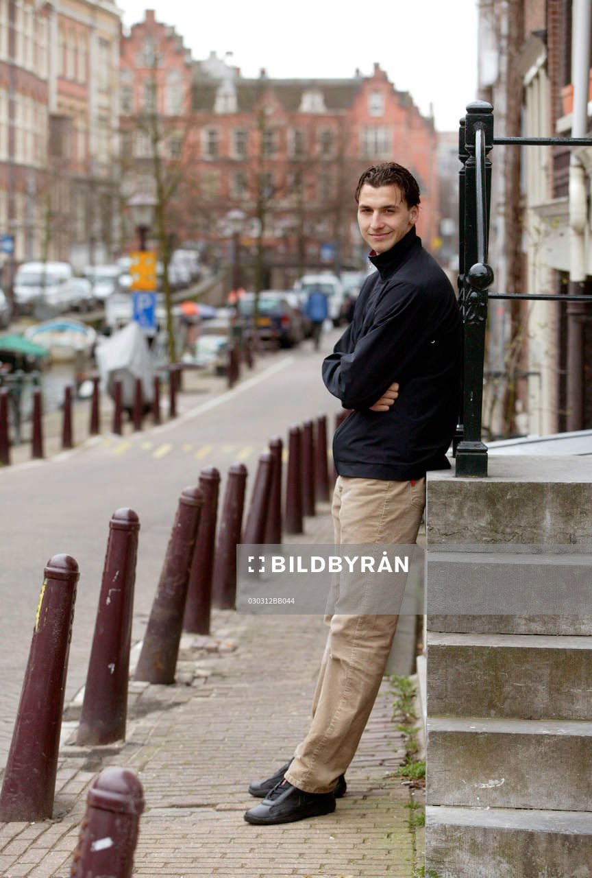 Fotboll, Holländsk, Zlatan Ibrahimovic, Ajax, i Amsterdam