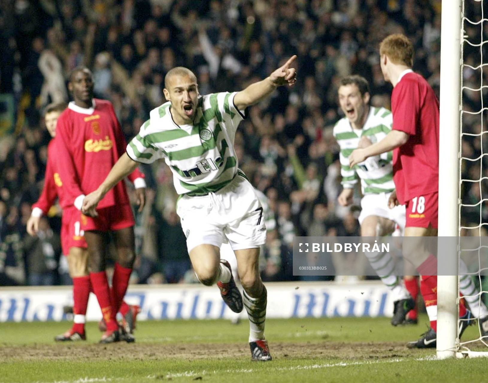 Henrik Larsson, Celtic jublar