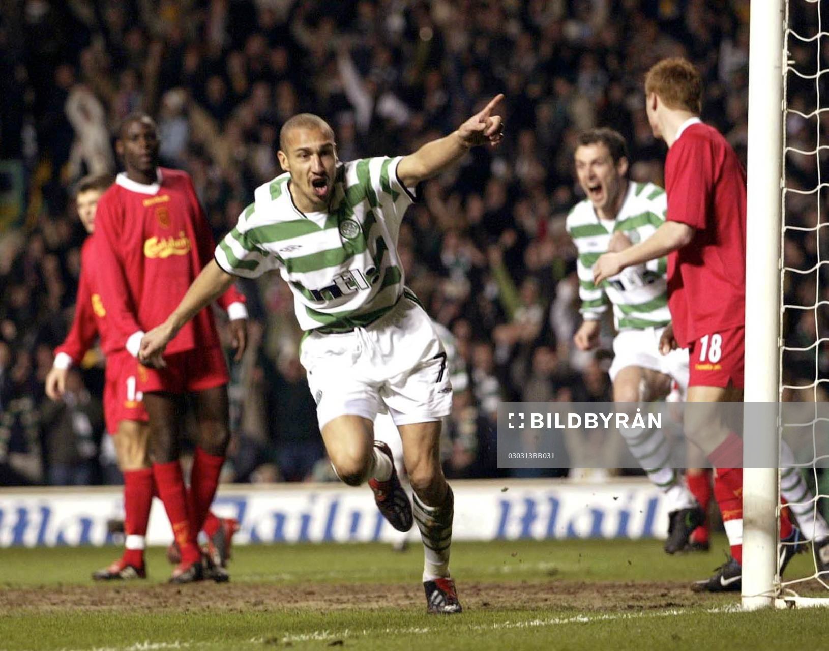 Henrik Larsson, Celtic jubel