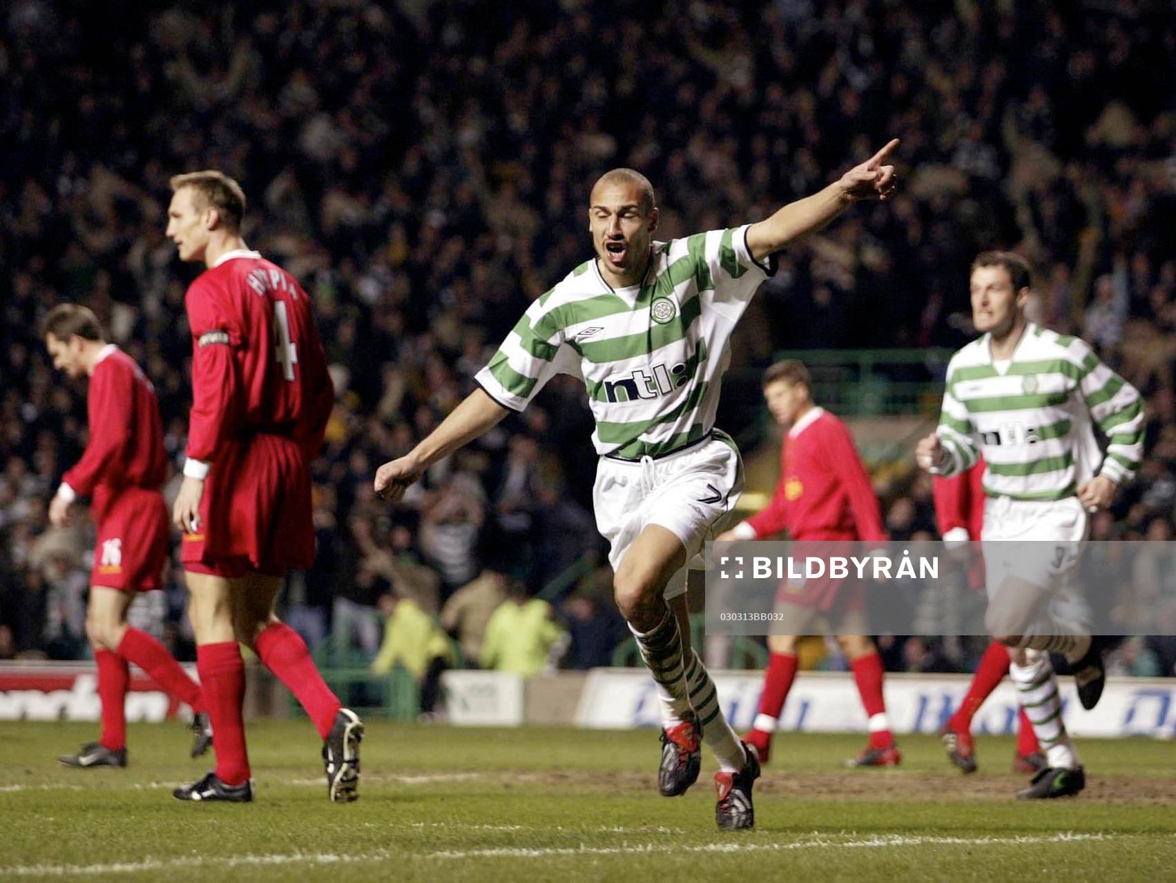 Henrik Larsson, Celtic, jubel
