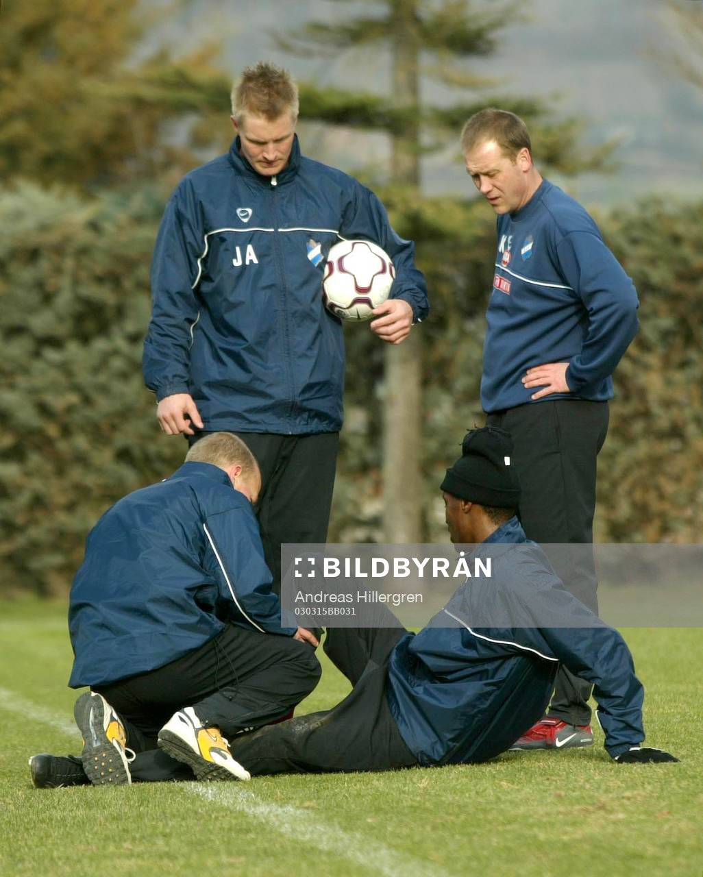 Jevgenij Kouznetsov, tränare, Torbjörn Pettersson och