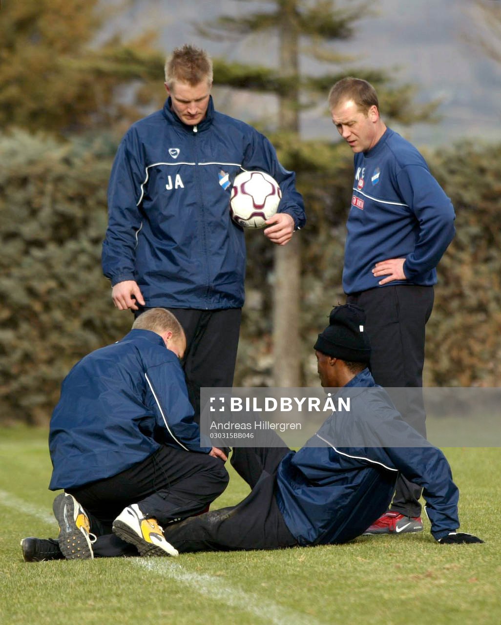 Jevgenij Kouznetsov, tränare, Torbjörn Pettersson och