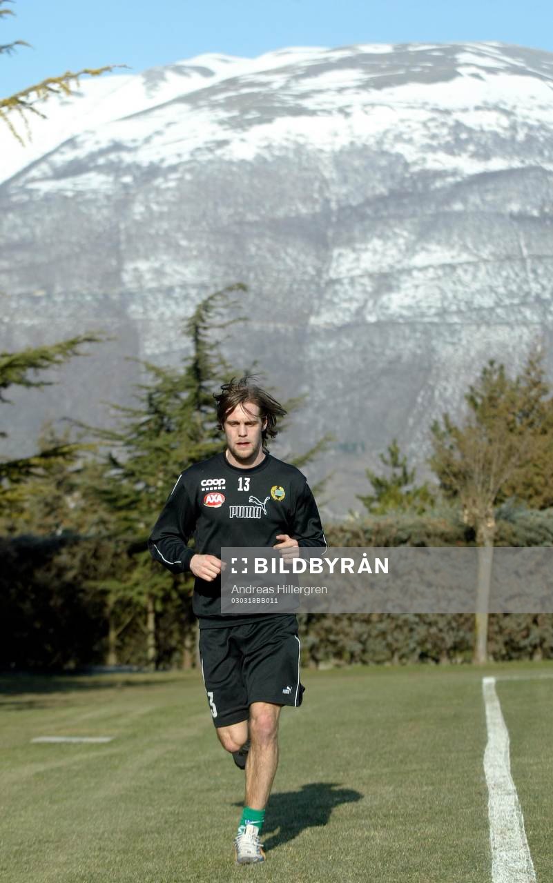 Fotboll, Träningsläger, Hammarby: Max von Schlebrügge