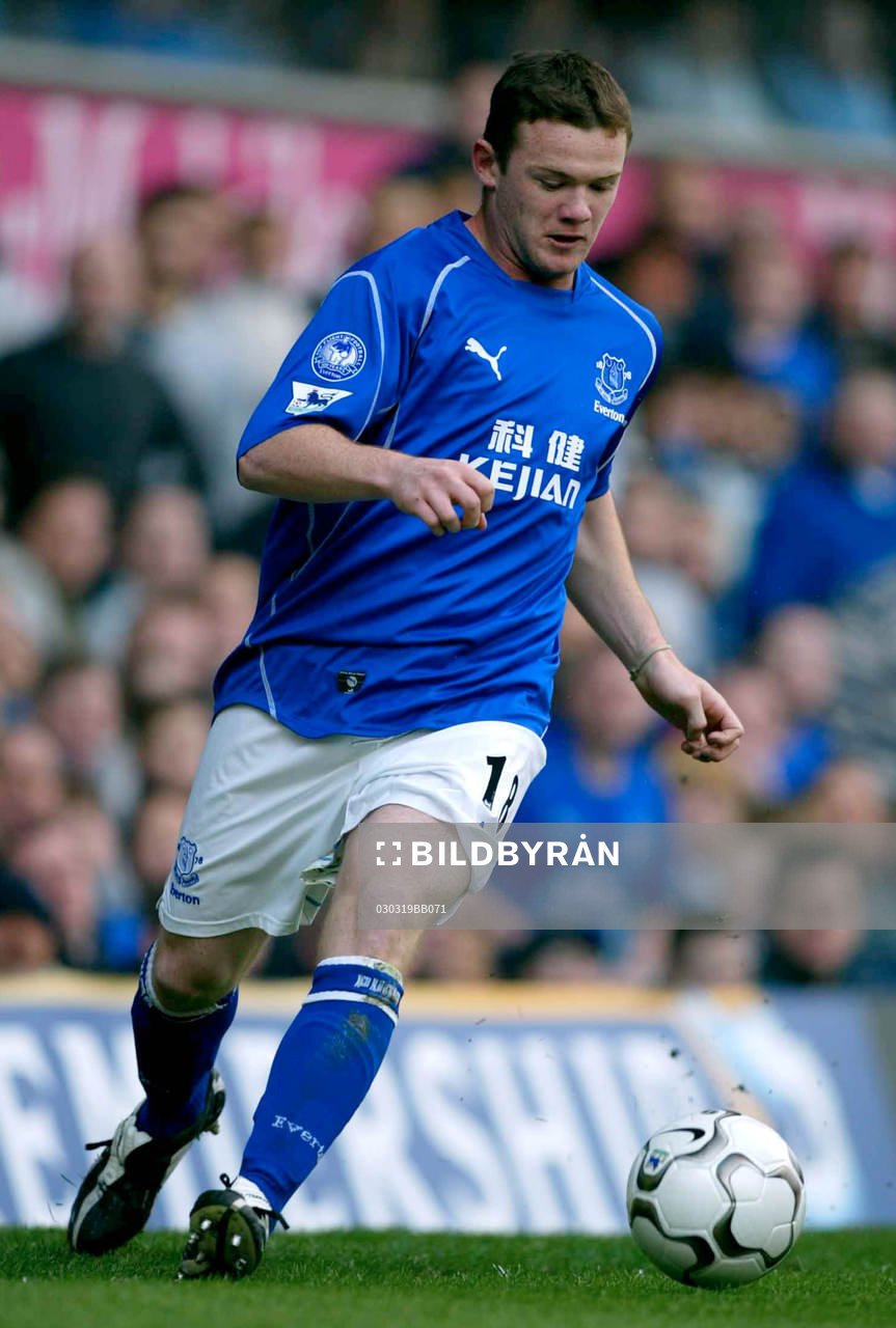 Fotboll, Preimer Leuge,  Wayne Rooney. Everton