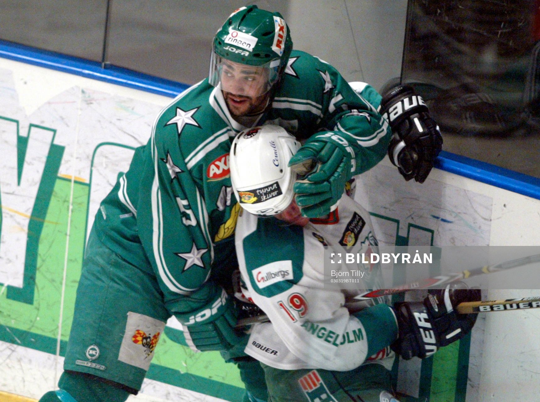 Johnny Oduya, Hammarby och Jonas Nordquist, Rögle