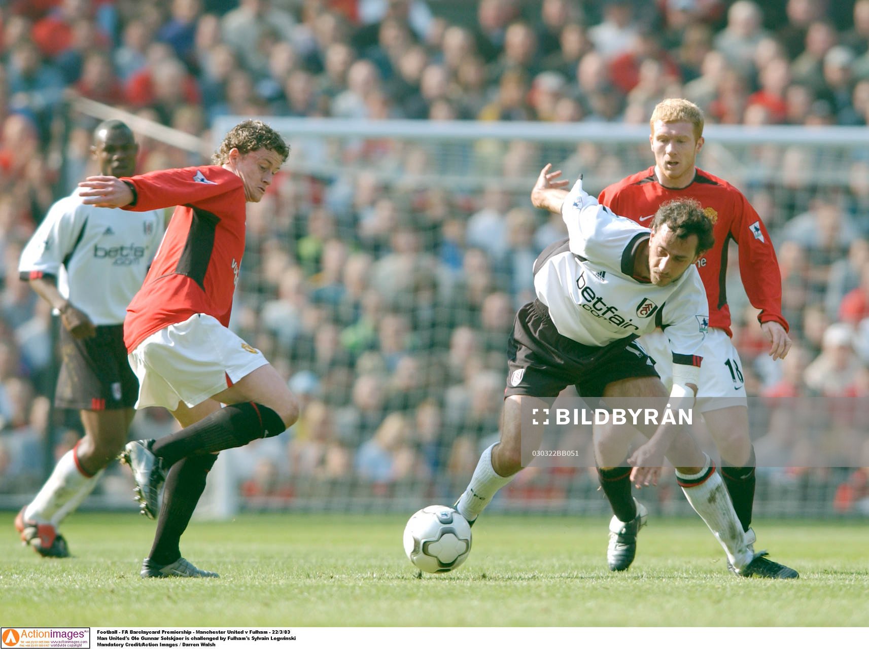 Sylvain Legwinski, Fulham och Ole Gunnar Solskjaer,