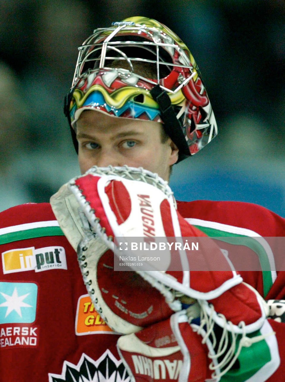 Fredrik Norrena, målvakt Frölunda