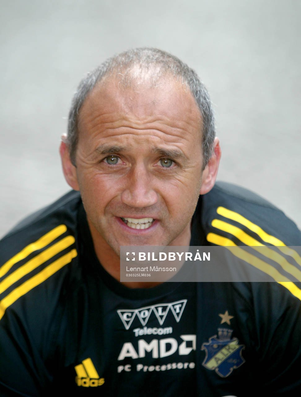 Richard Money, tränare, AIK. Porträtt
