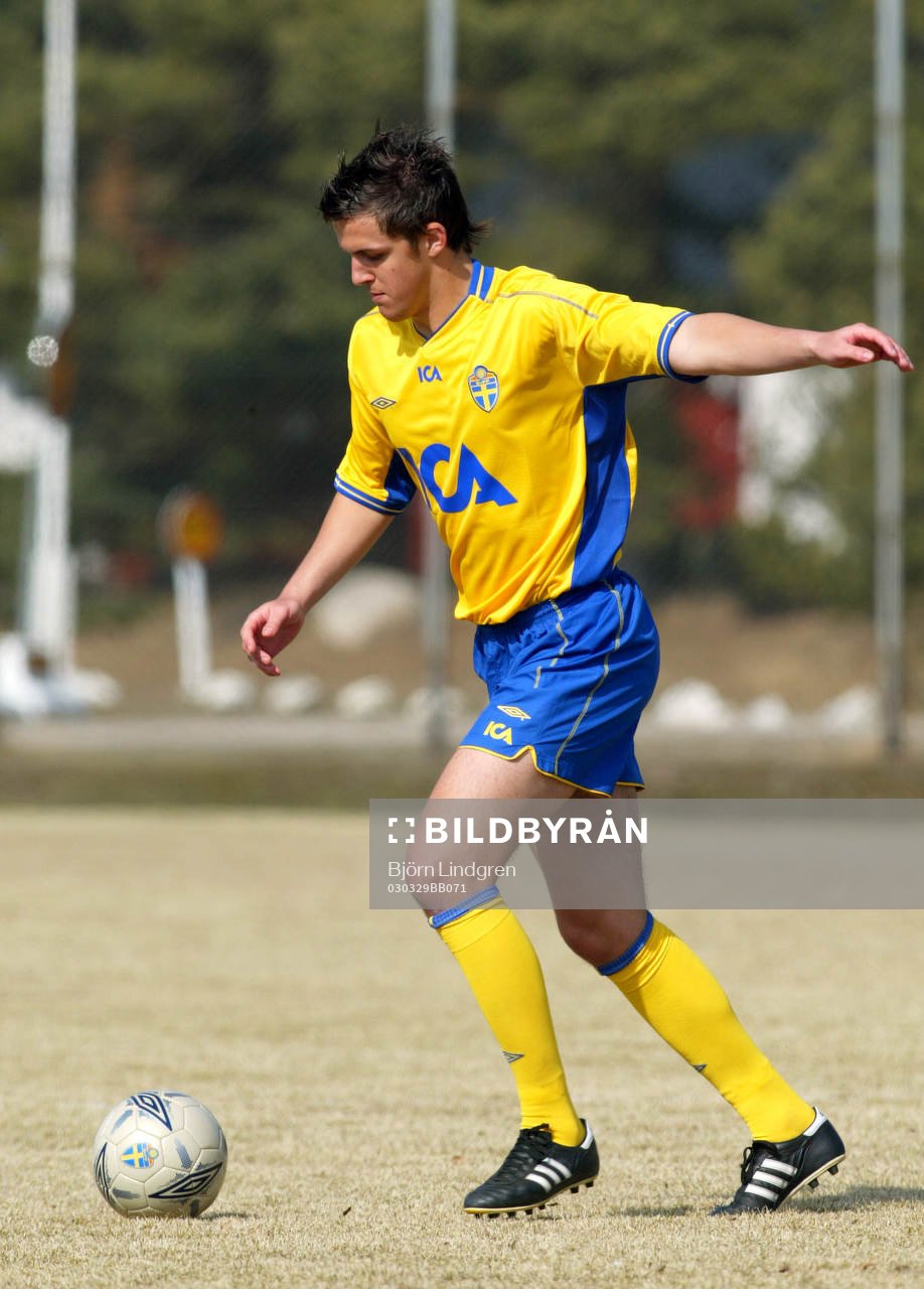 Fotboll, Sverige, U21,  Per Nilsson