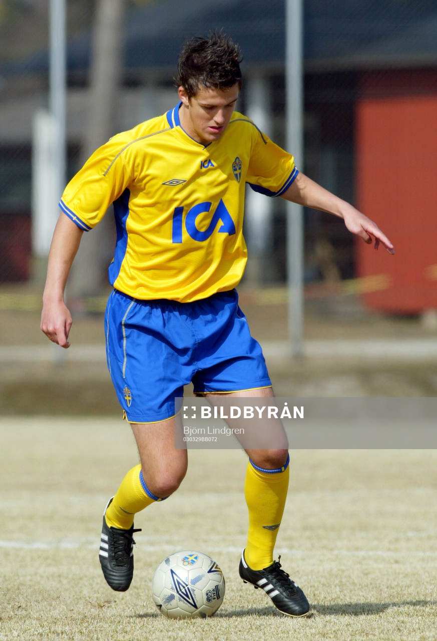 Fotboll, Sverige, U21,  Per Nilsson
