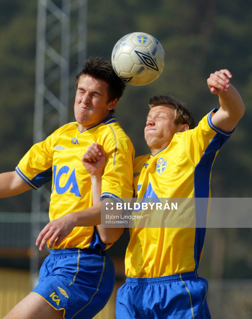 Fotboll, Sverige, U21, Stefan Ålander och Per Nilsson