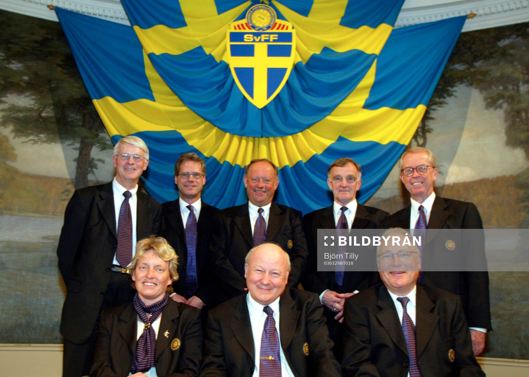 Bakre raden fr v; Sune Hellströmer, Mats Aronsson, Gillis