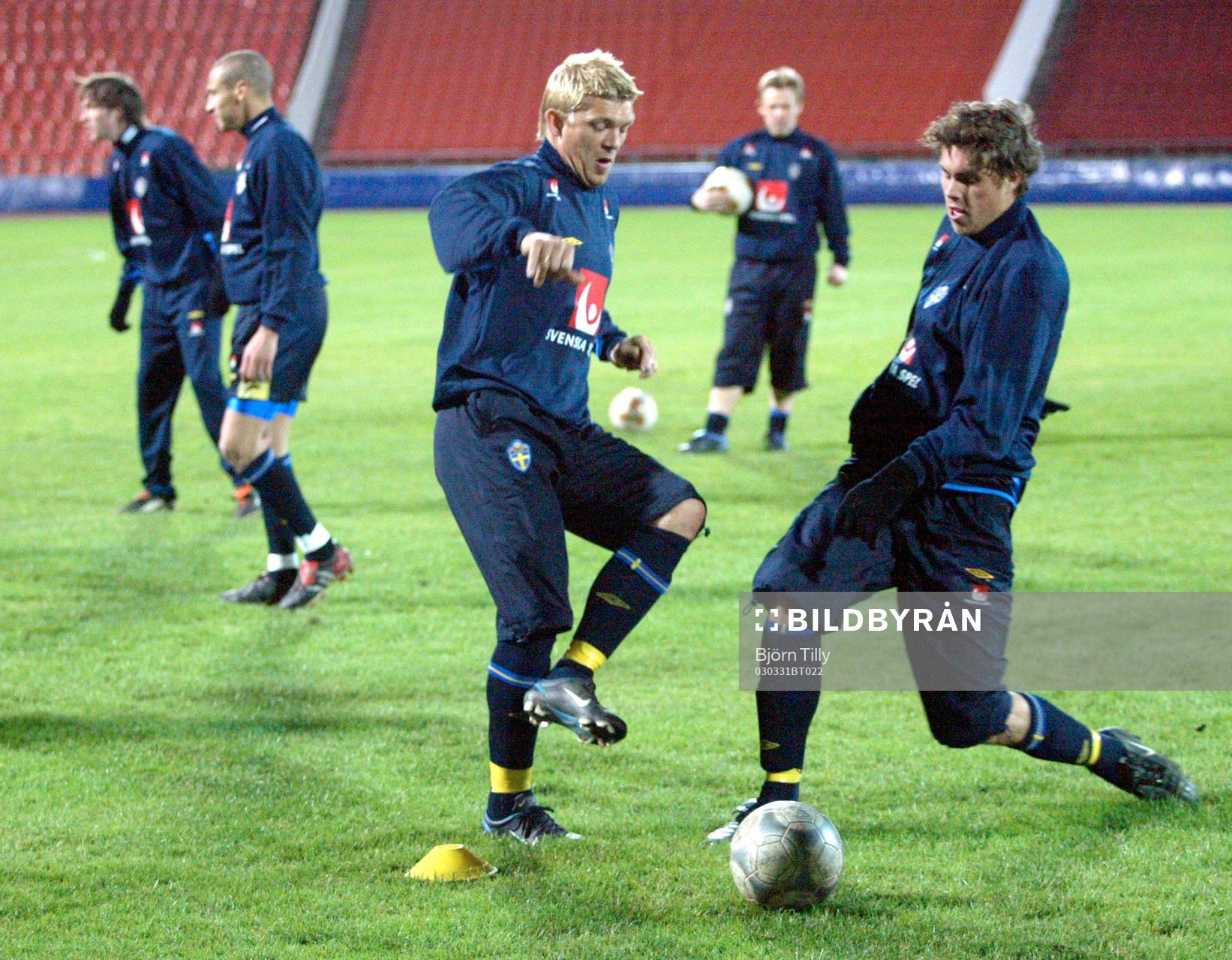 Marcus Allbäck och Johan Elmander, Sverige
