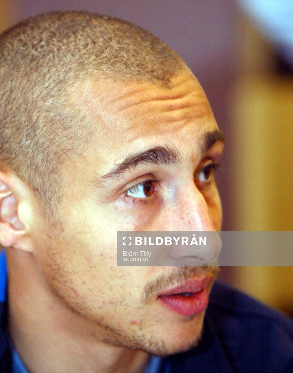 Henrik ( Henke) Larsson, Sverige. Porträtt