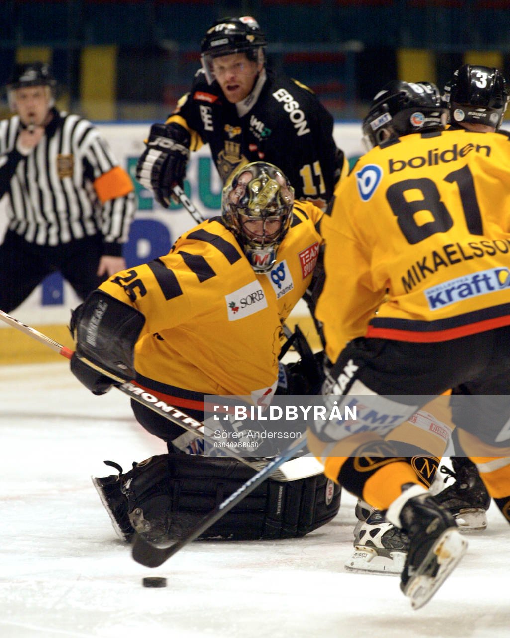 Johan Backlund, målvakt, Skellefteå