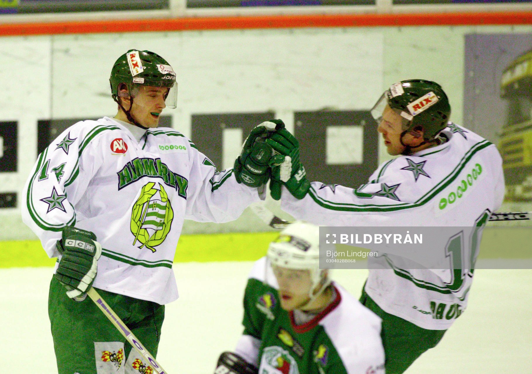 Johan Hägglund och Andreas Paulsson, Hammarby jubel