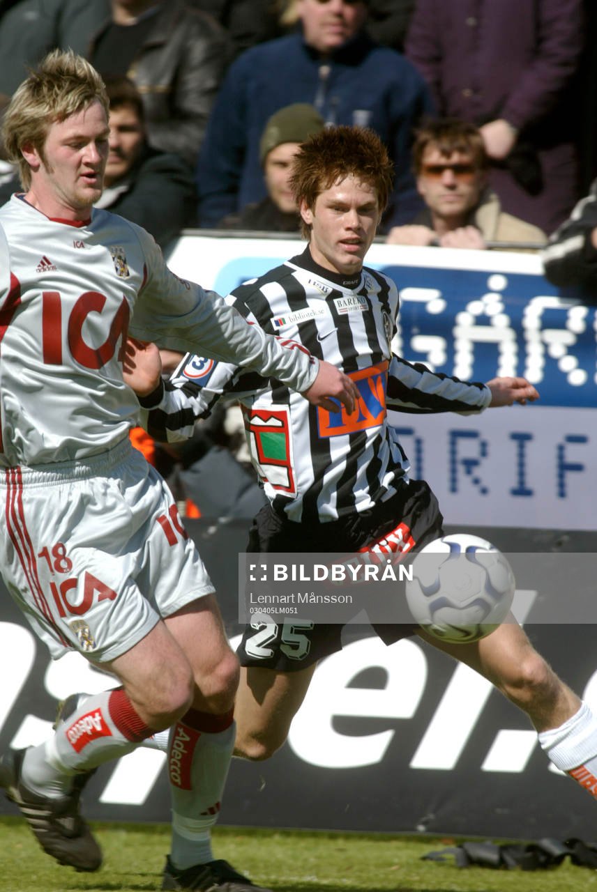 Dennis Jonsson trycker ut Johan Andersson
