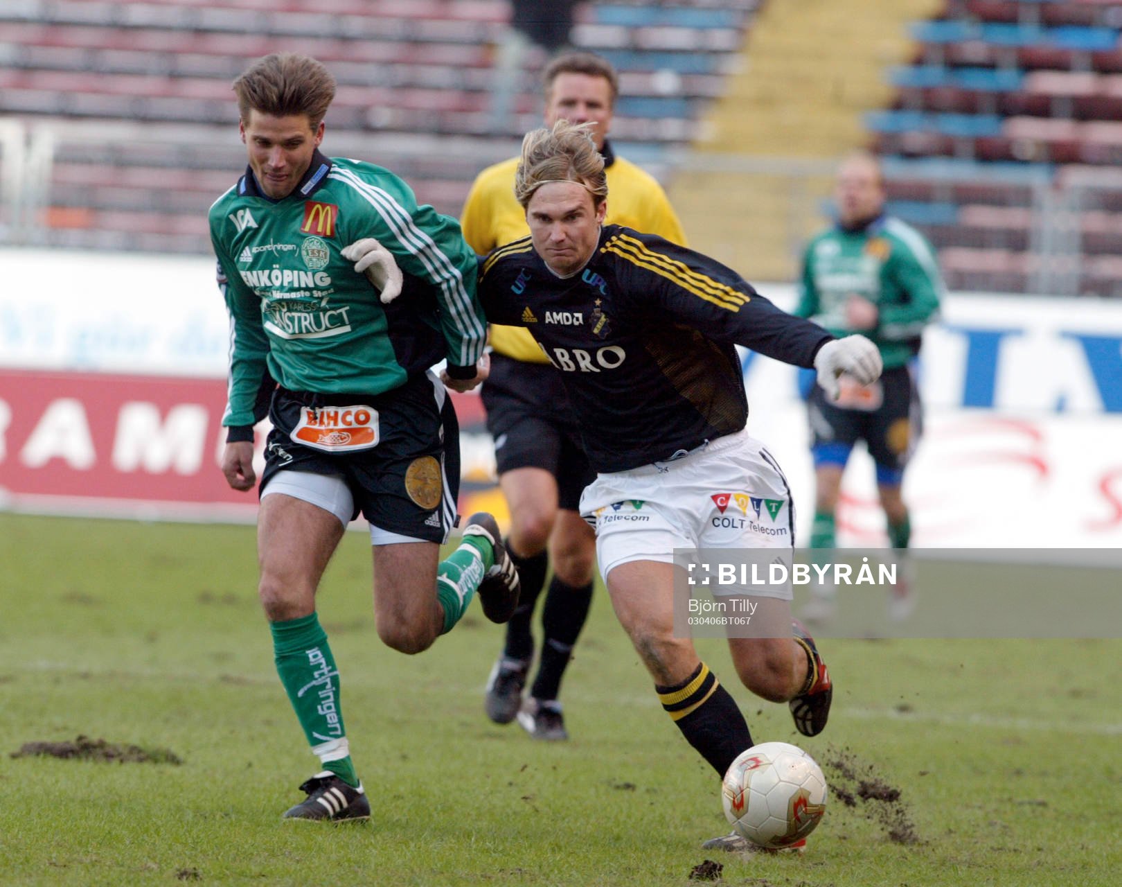 Jonny Rödlund, Enköping och Andreas Andersson, AIK
