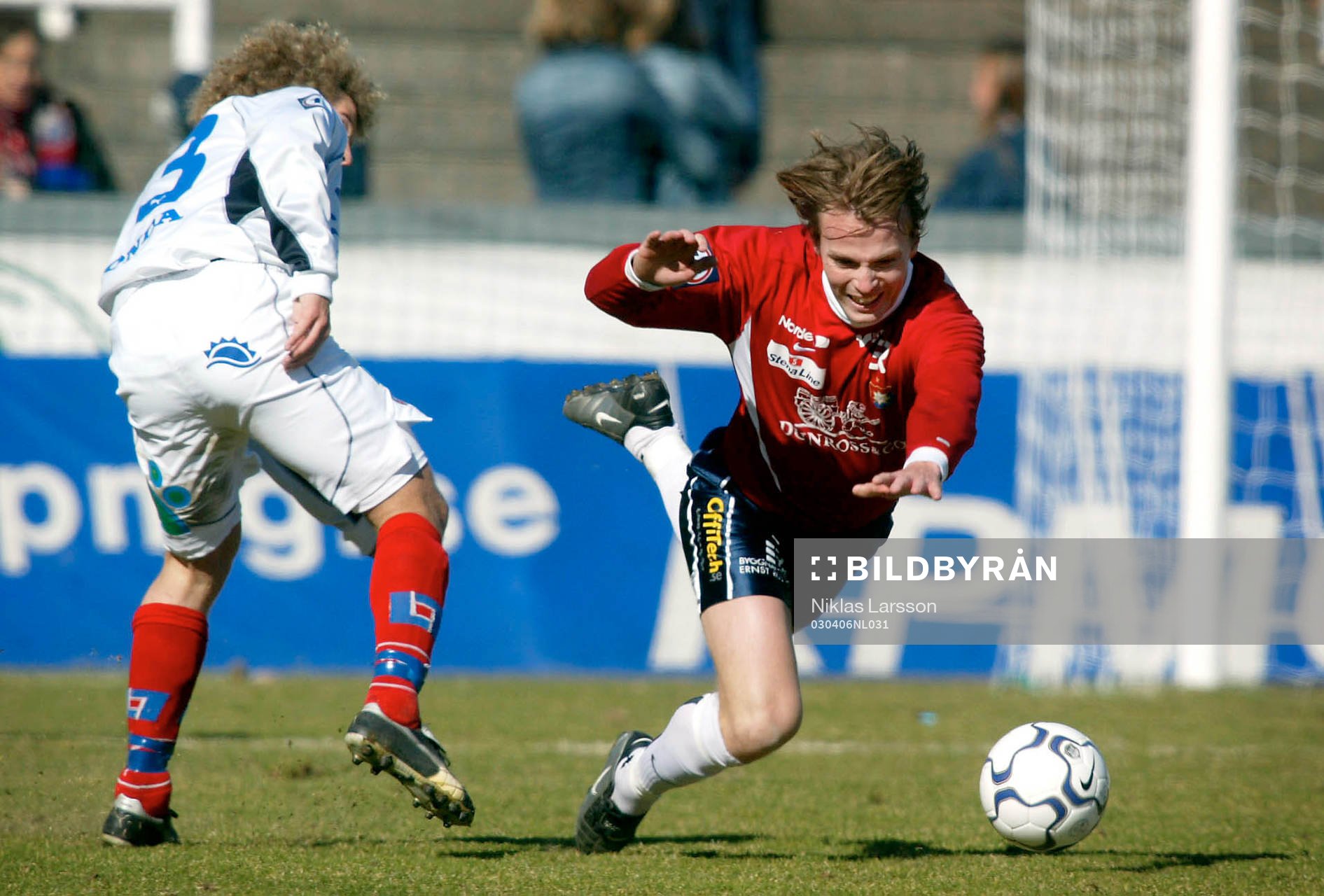 Markus Johannesson på fall