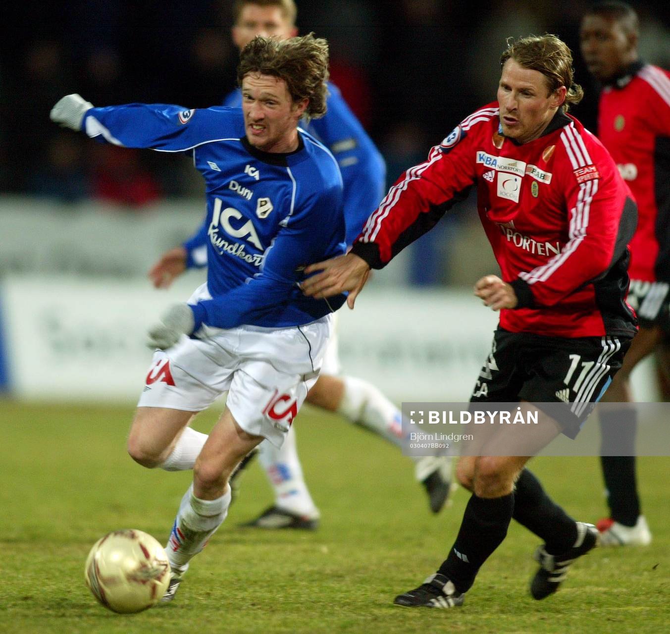 Mikael Nilsson, Halmstad och Tommy Bergersen, Sundsvall