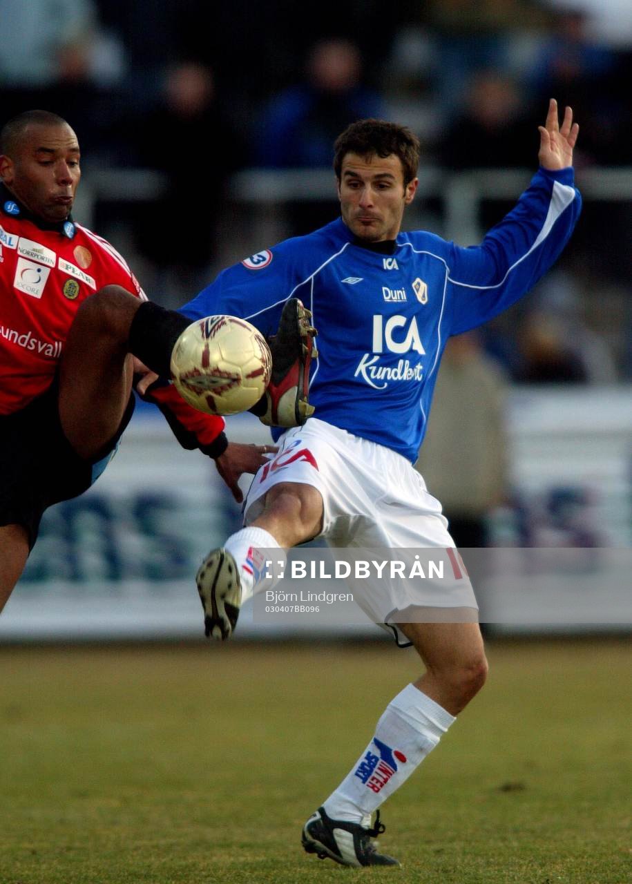 Cain Dotson, Sundsvall och Sharbel Touma, Halmstad