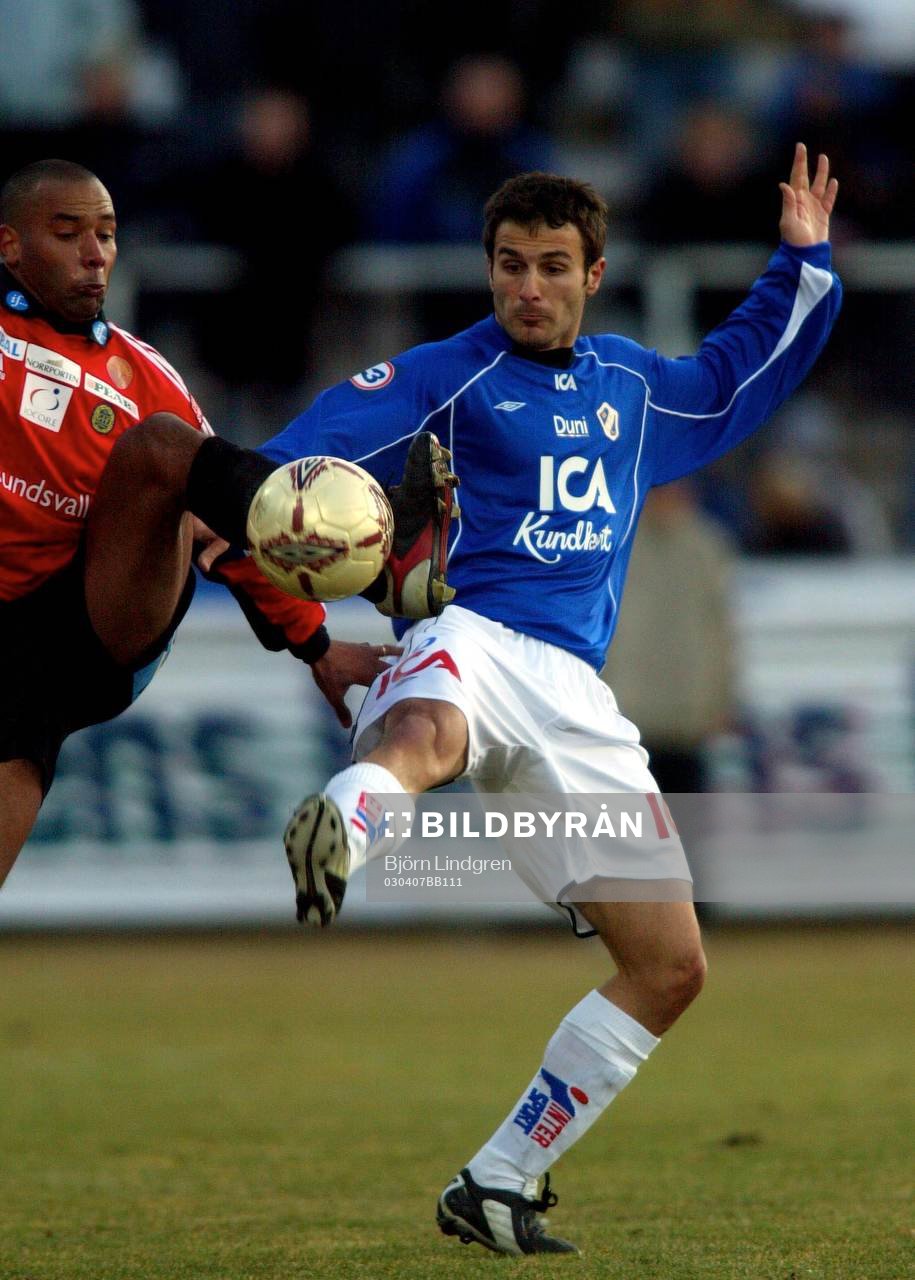 Cain Dotson, Sundsvall och Sharbel Touma, Halmstad