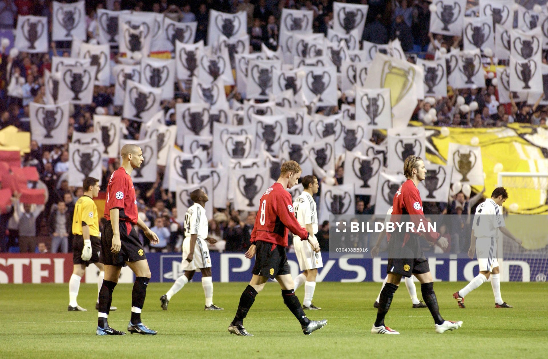 David Beckham , Nicky Butt och Rio Ferdinand, Manchester