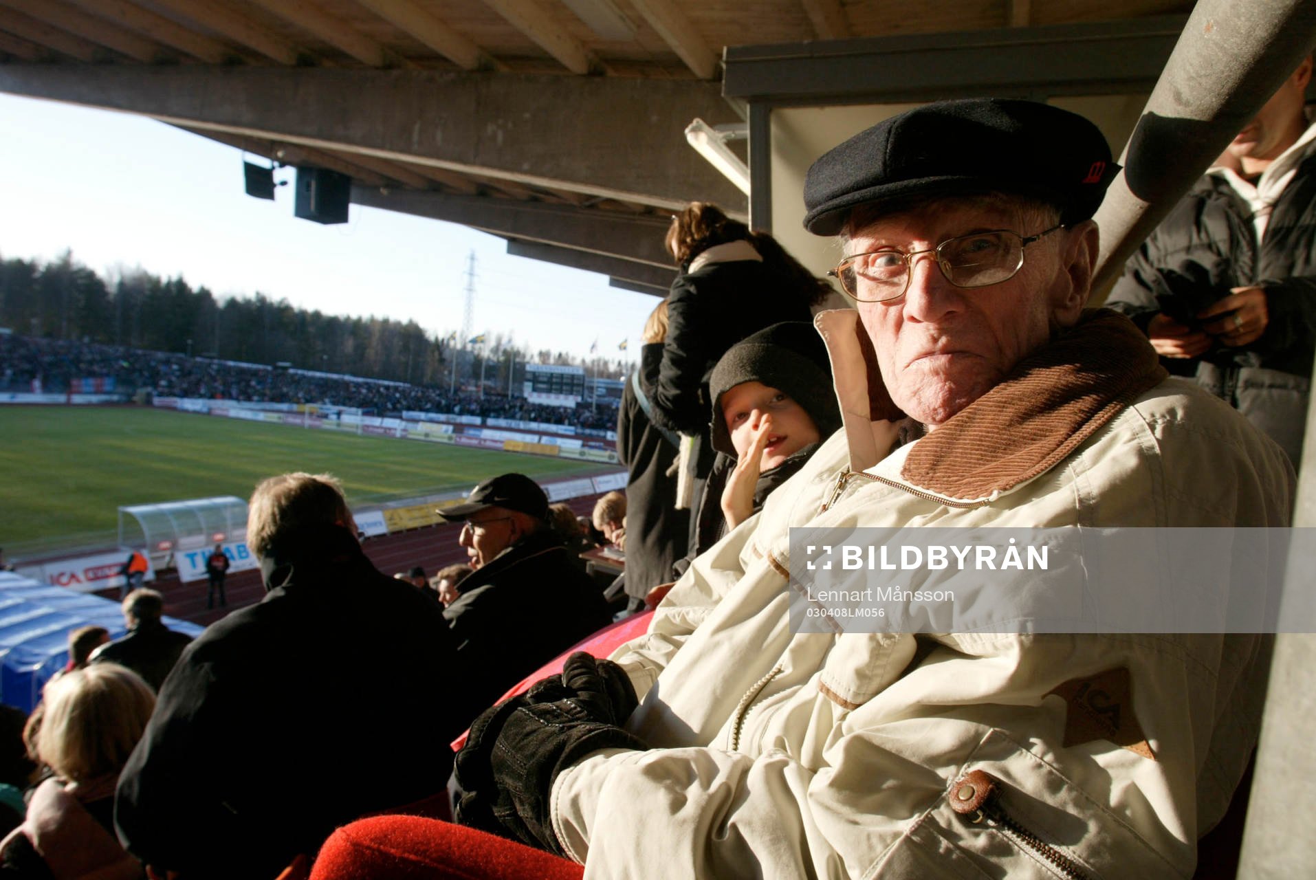 Legenden Stig Svensson fick åter se allsvensk fotboll på