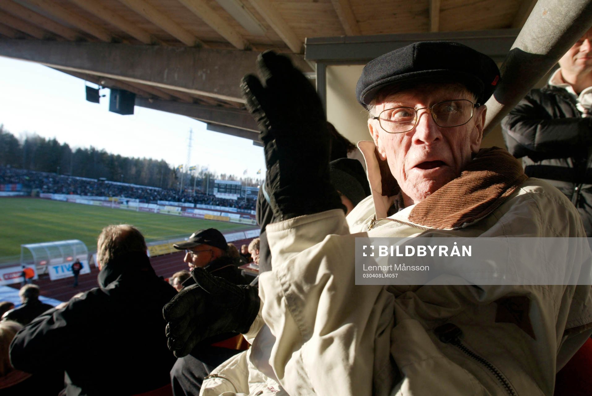 Legenden Stig Svensson fick åter se allsvensk fotboll på