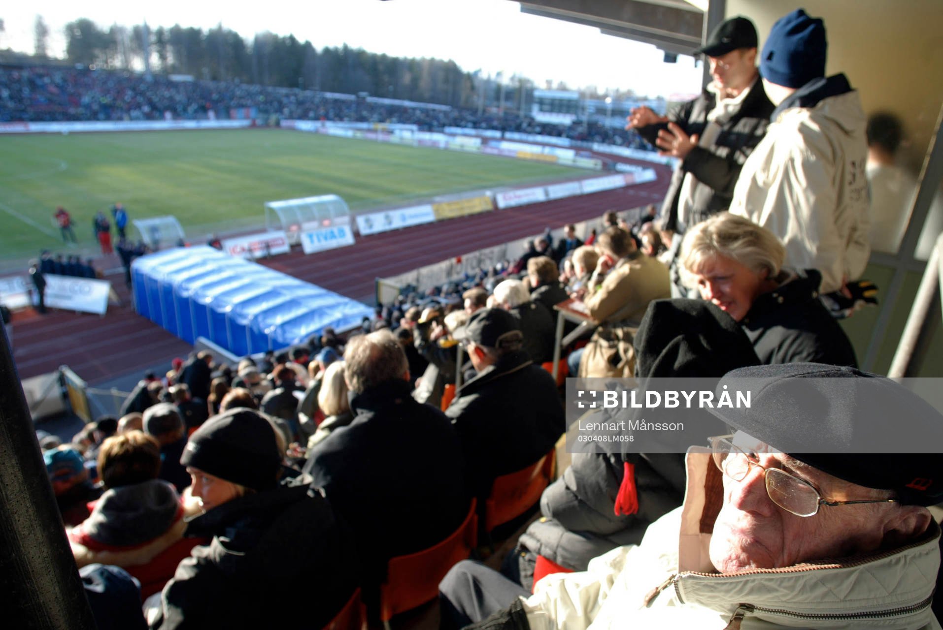 Legenden Stig Svensson fick åter se allsvensk fotboll på