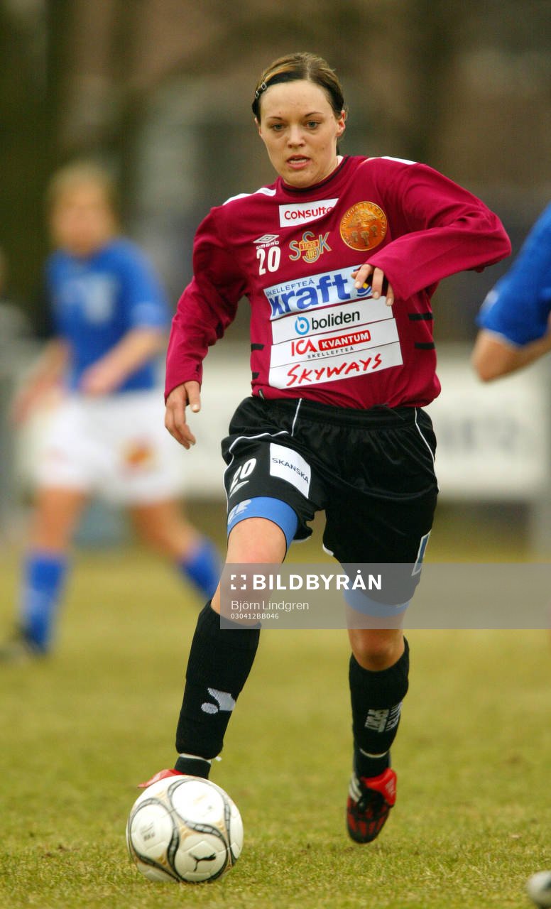 Fotboll, Dam, Allsvenskan, Sofia Marklund, Sunnanå
