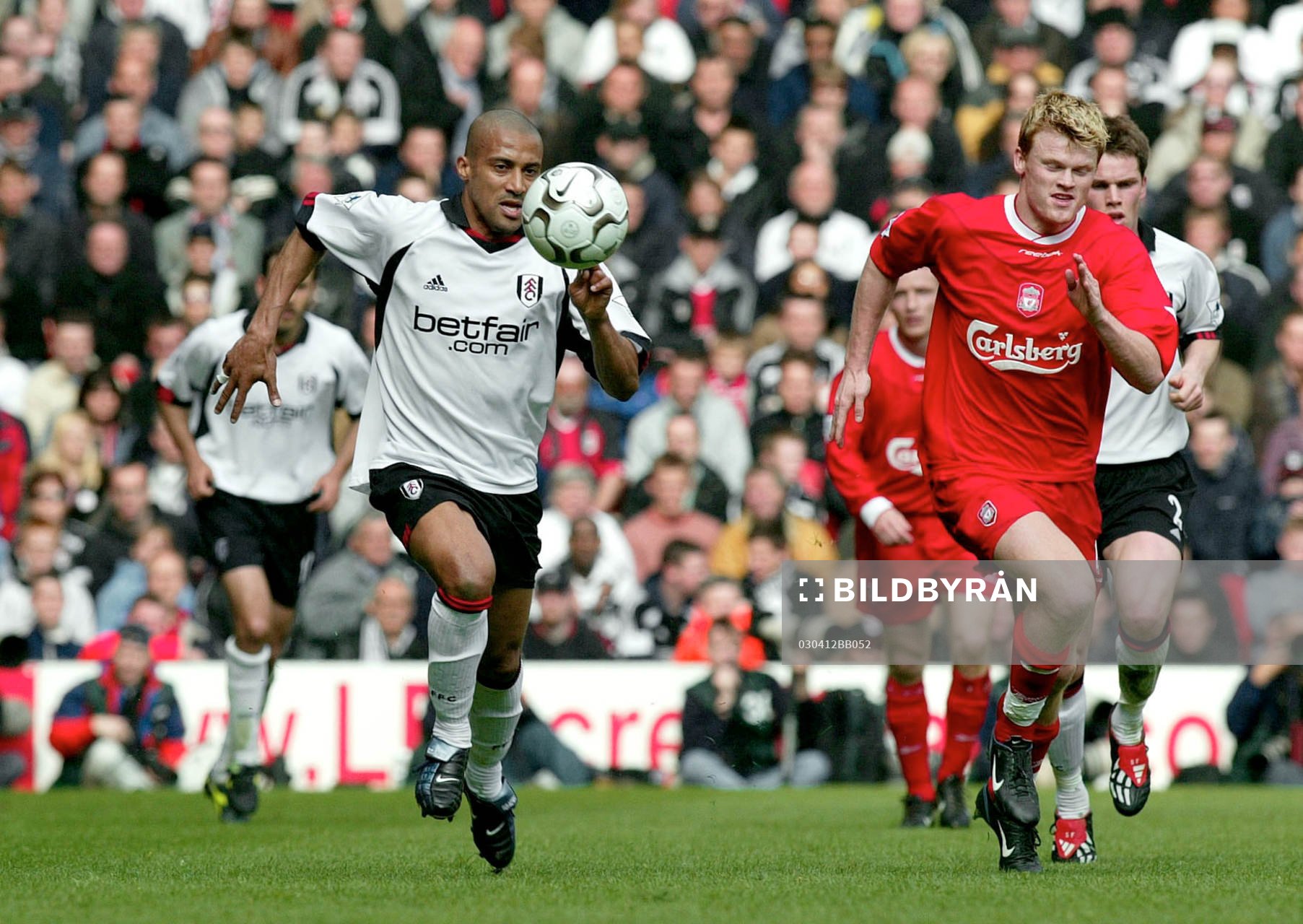 Steve Marlet, Fulham och John Arne Riise, Liverpool