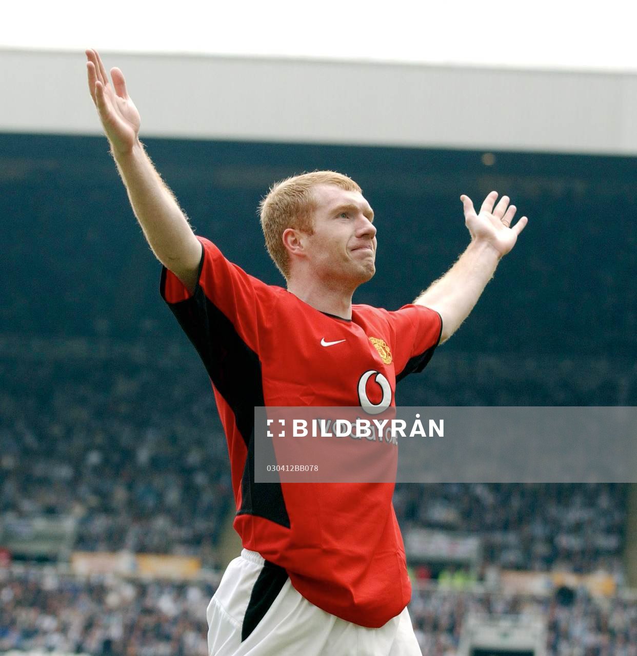 Paul Scholes, Manchester United jubel