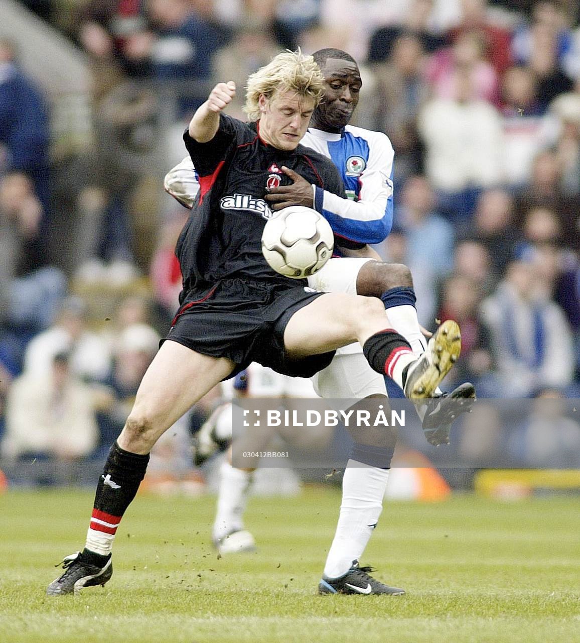 Andy Cole, Blackburn och Mathias Svensson, Charlton