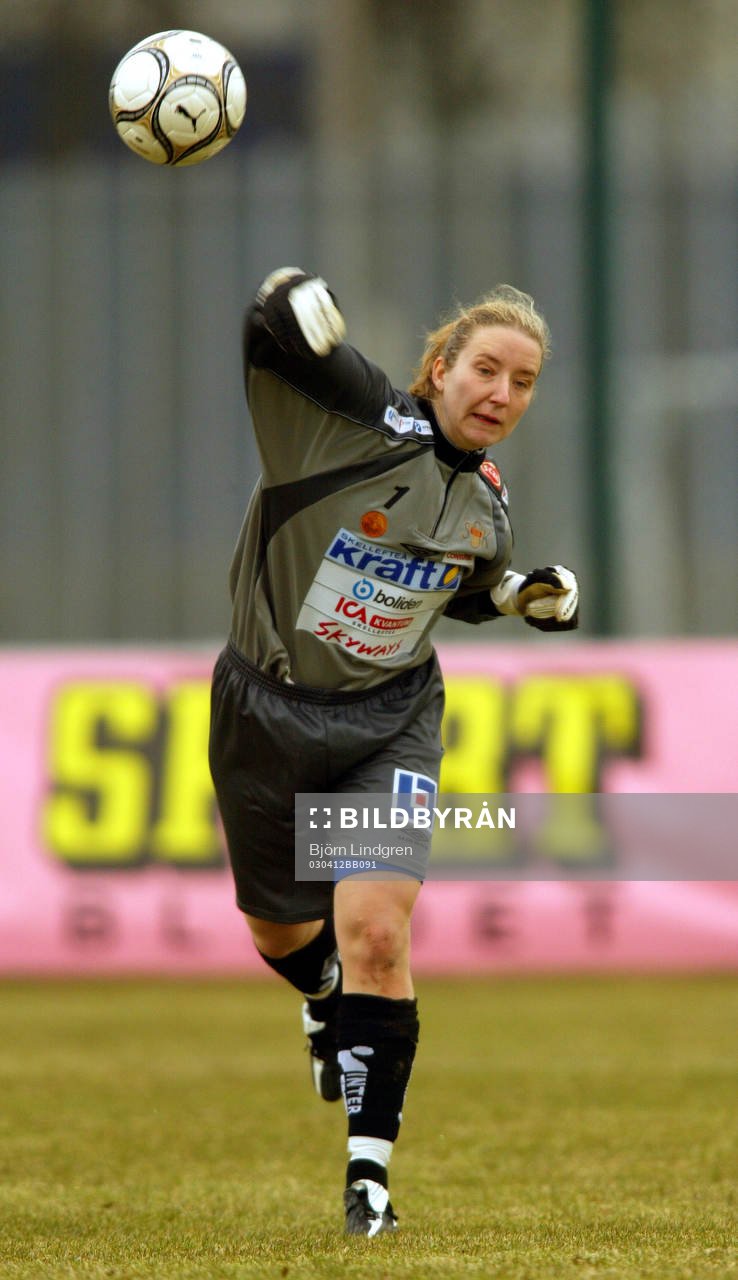 Fotboll, Dam, Allsvenskan, Åsa Berglund, målvakt, Sunnanå