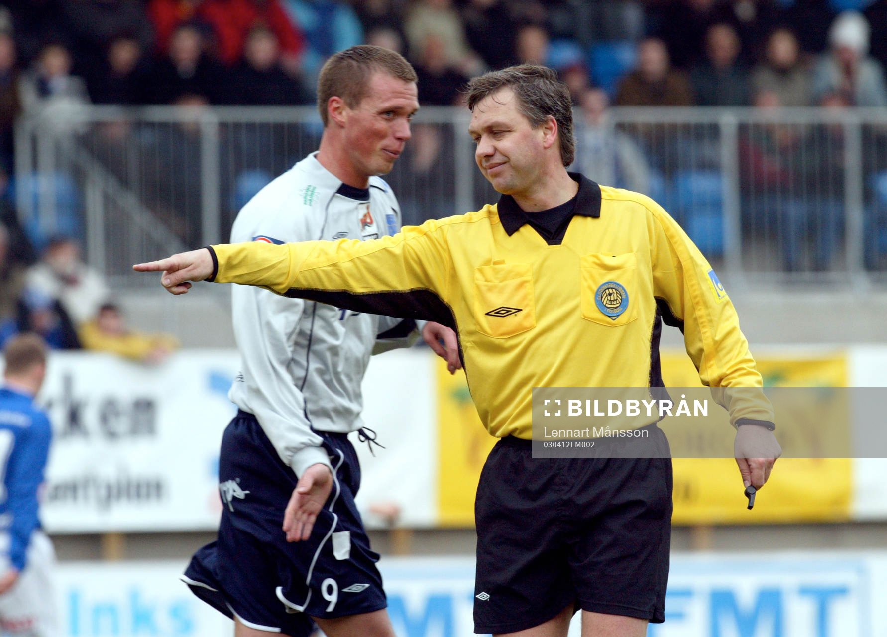 Magnus Wallin, Falkenberg och Åke Andreasson, domare