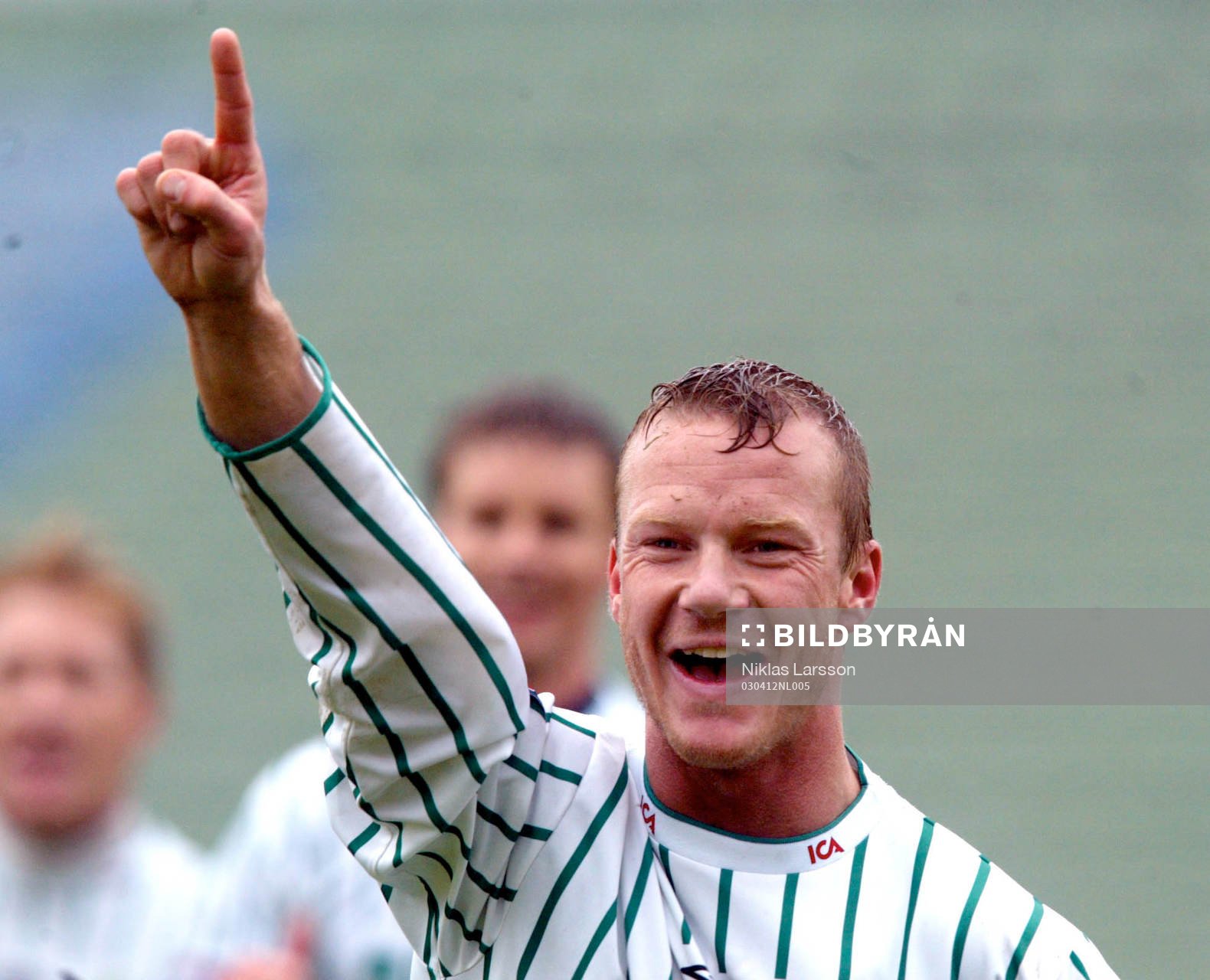  Björn Lundberg, Frölunda jubel.