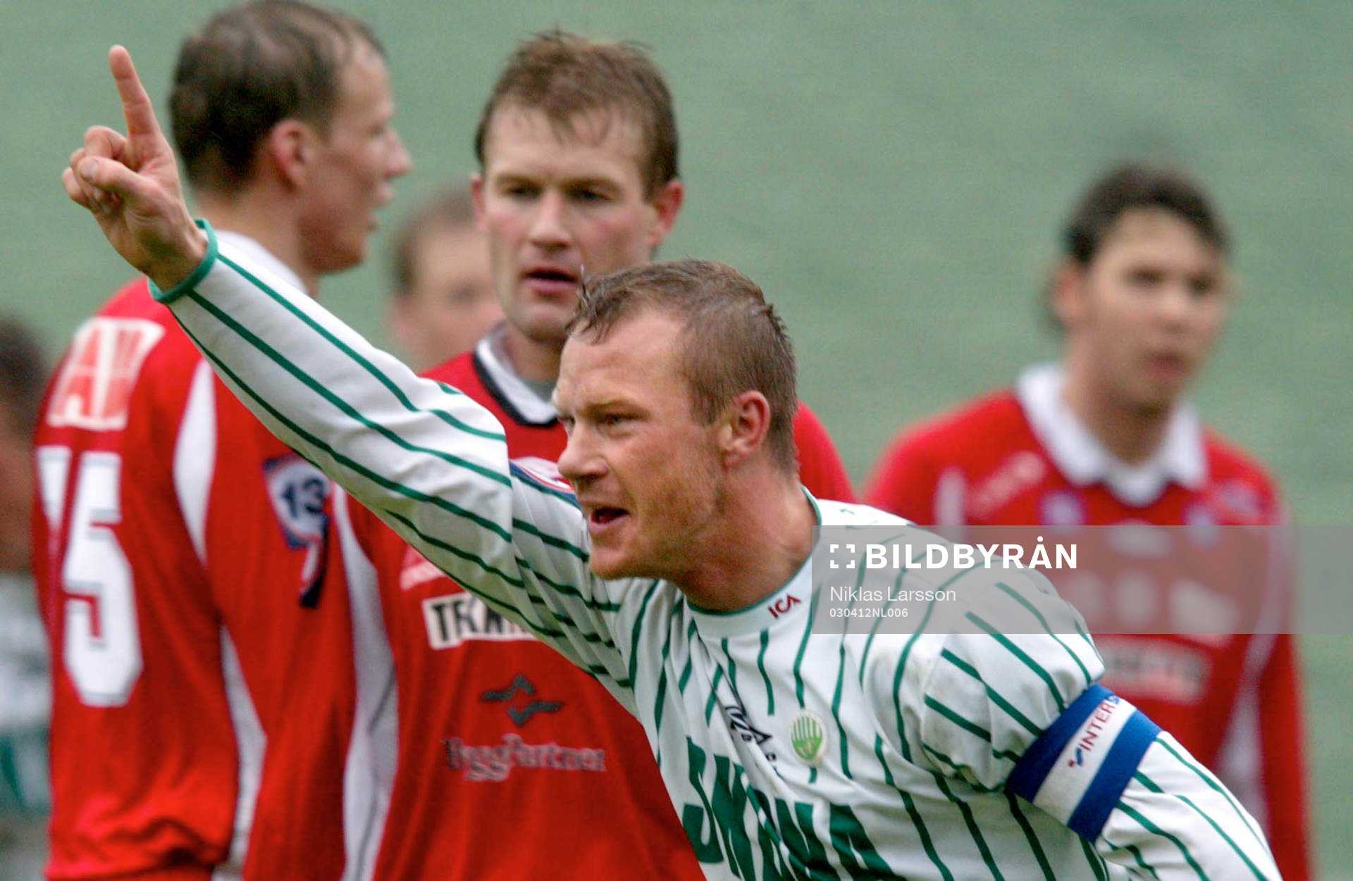  Björn Lundberg, Frölunda jubel.