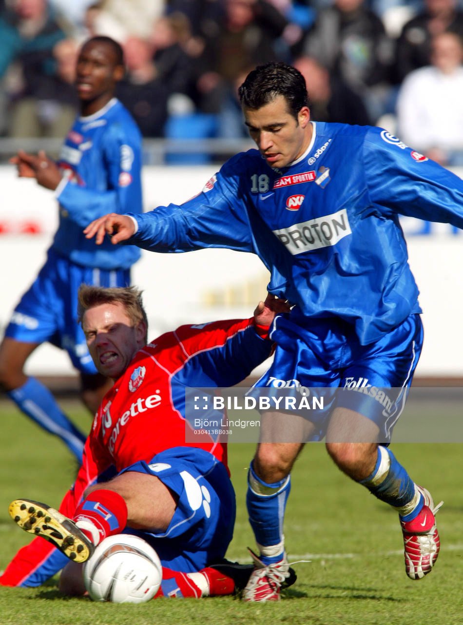 Hans Eklund, Helsingborg och Dani Hamzo, Öster