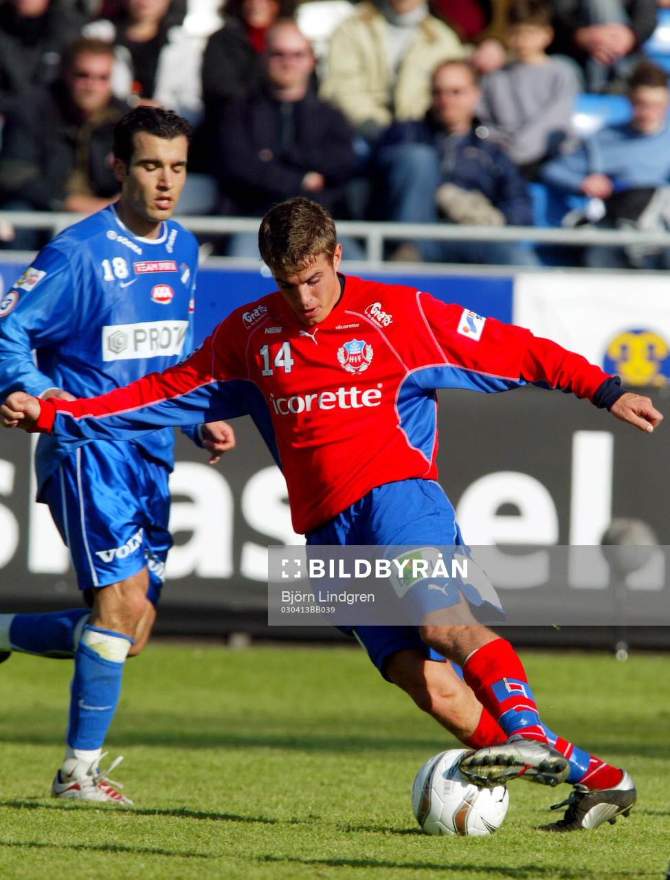  Martin Fribrock, Helsingborg och Dani Hamzo, Öster