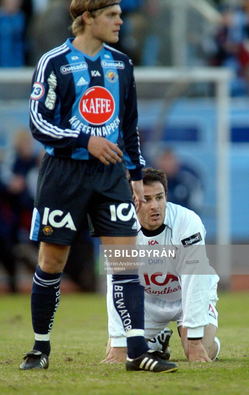 Johan Arneng, Djurgården och Sharbel Touma, Halmstad