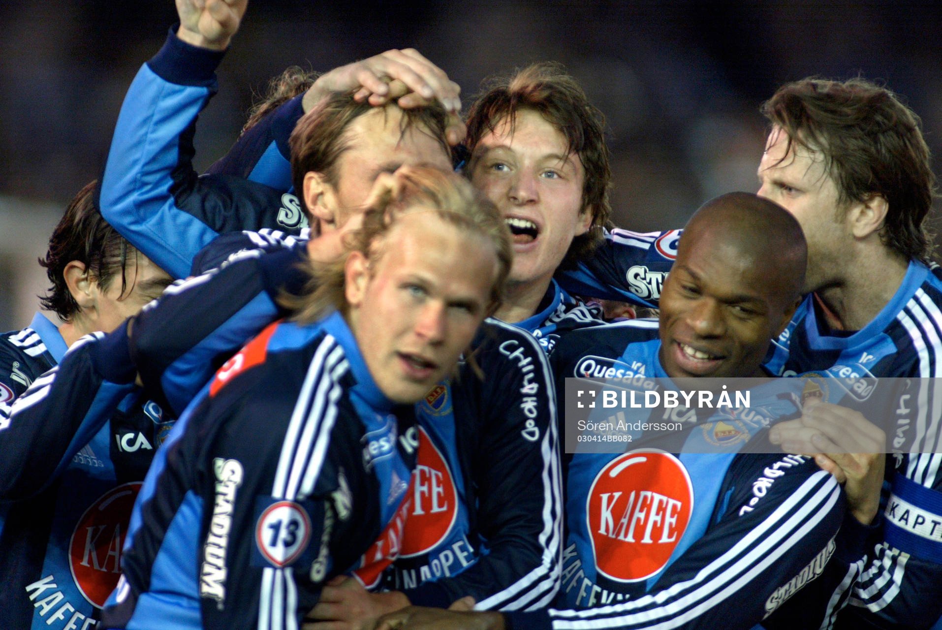 Mikael Dorsin, Kim Källström, Samuel Wowoah och Markus
