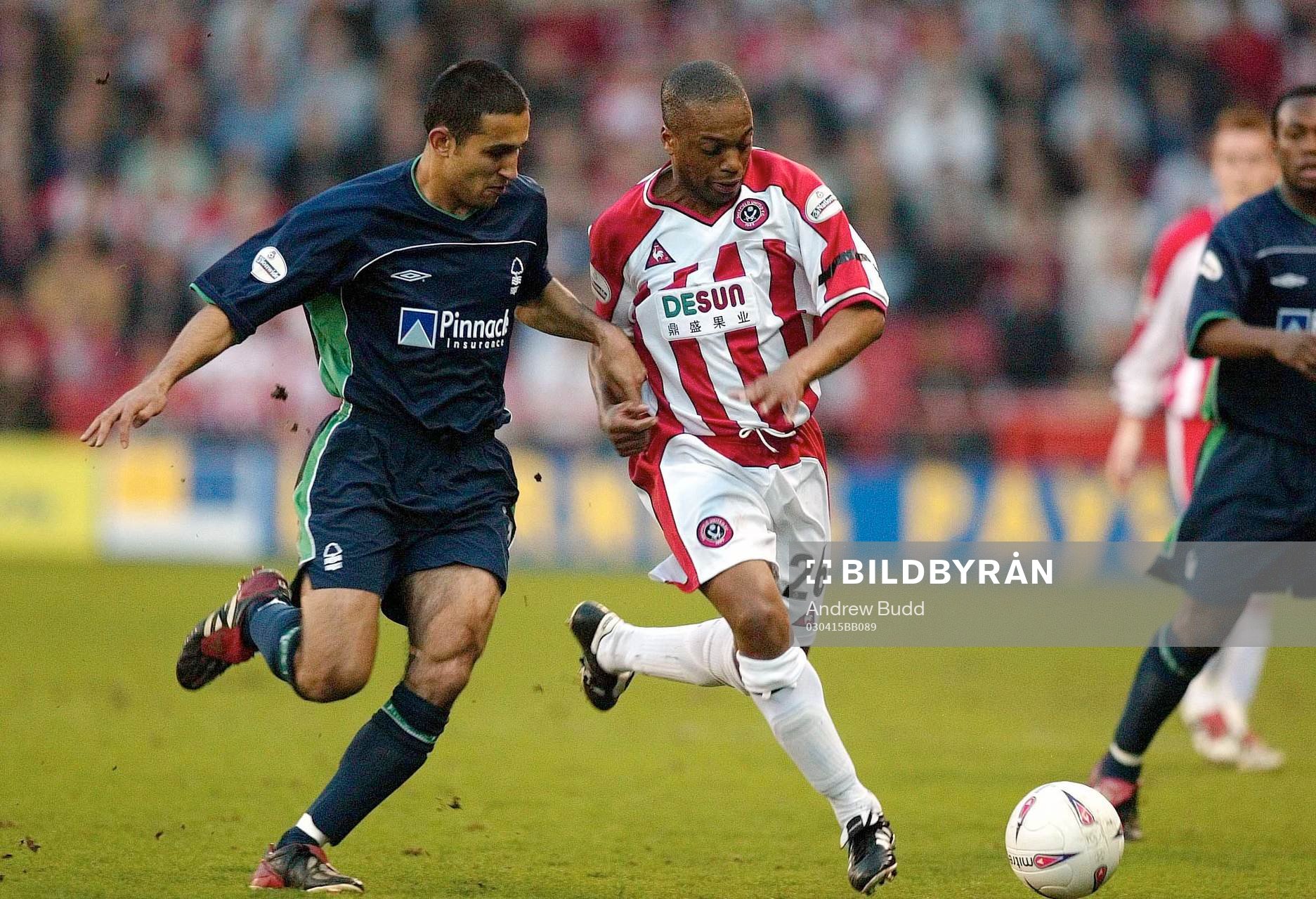  Sheffield Uniteds Mark Rankin och Nottinghams Jack Lester