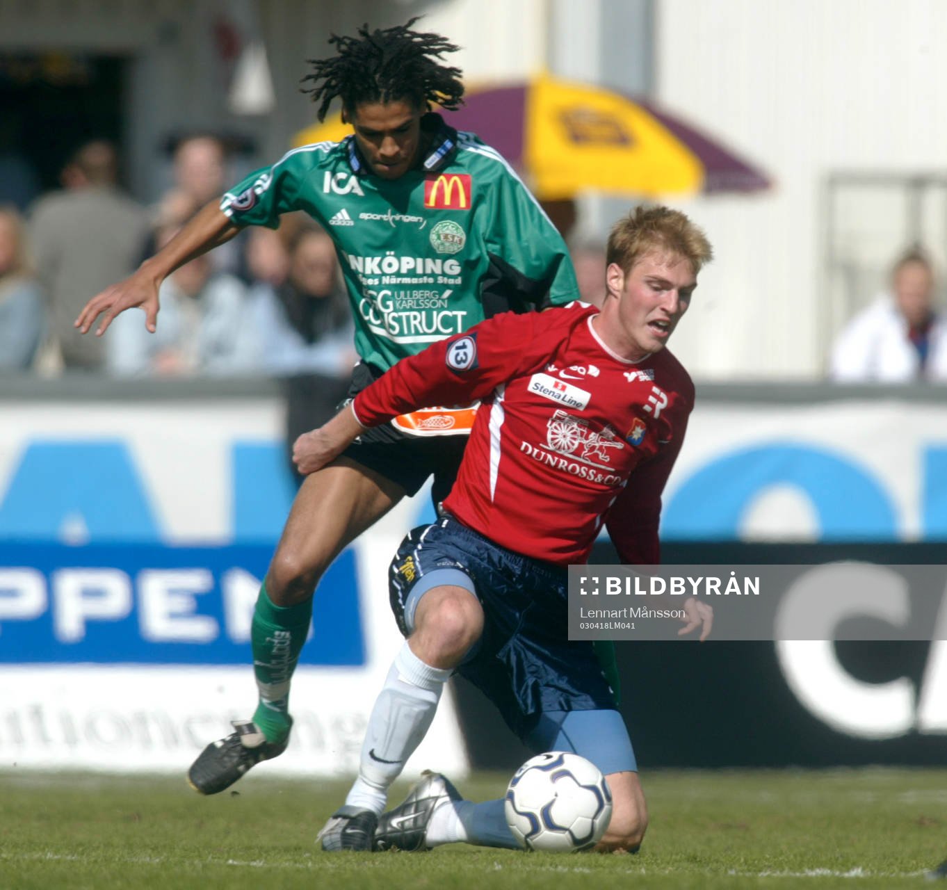 Johan Anegrund och Marco Da Silva