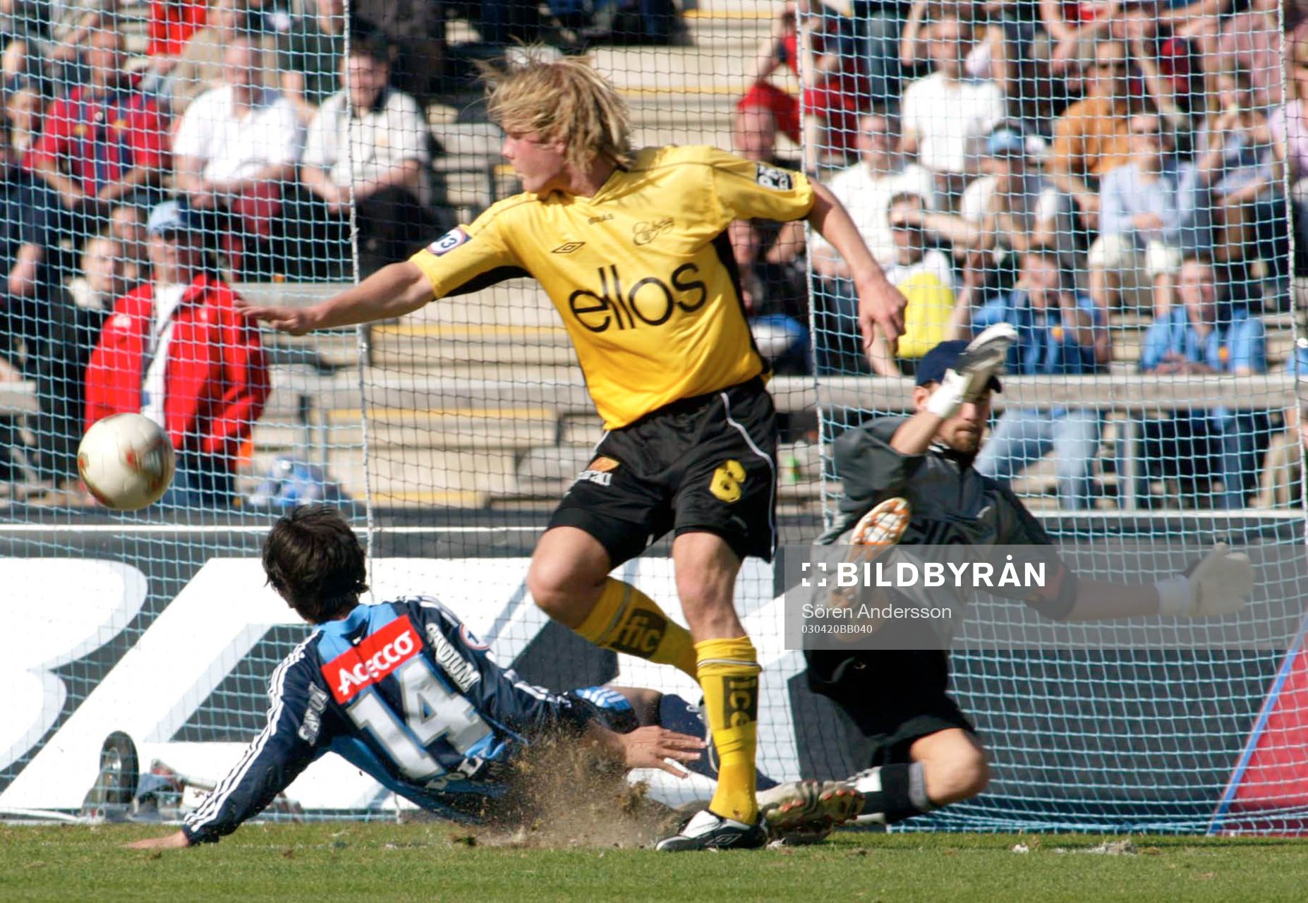 Babis Stefanidis, Djurgården sätter 1-0 bakom Johan