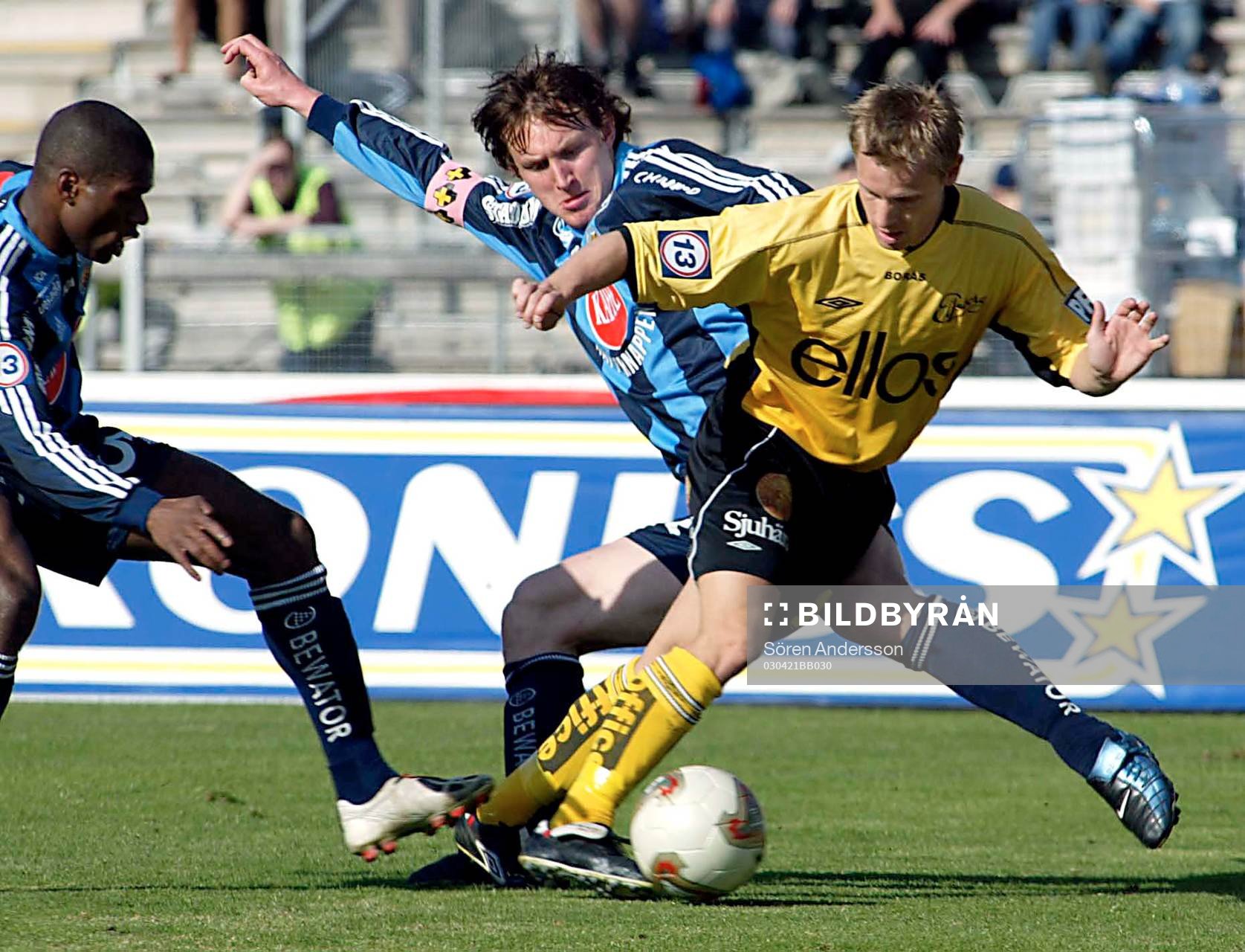 Kim Källström och Samuel Wowoah, Djurgården och Andreas