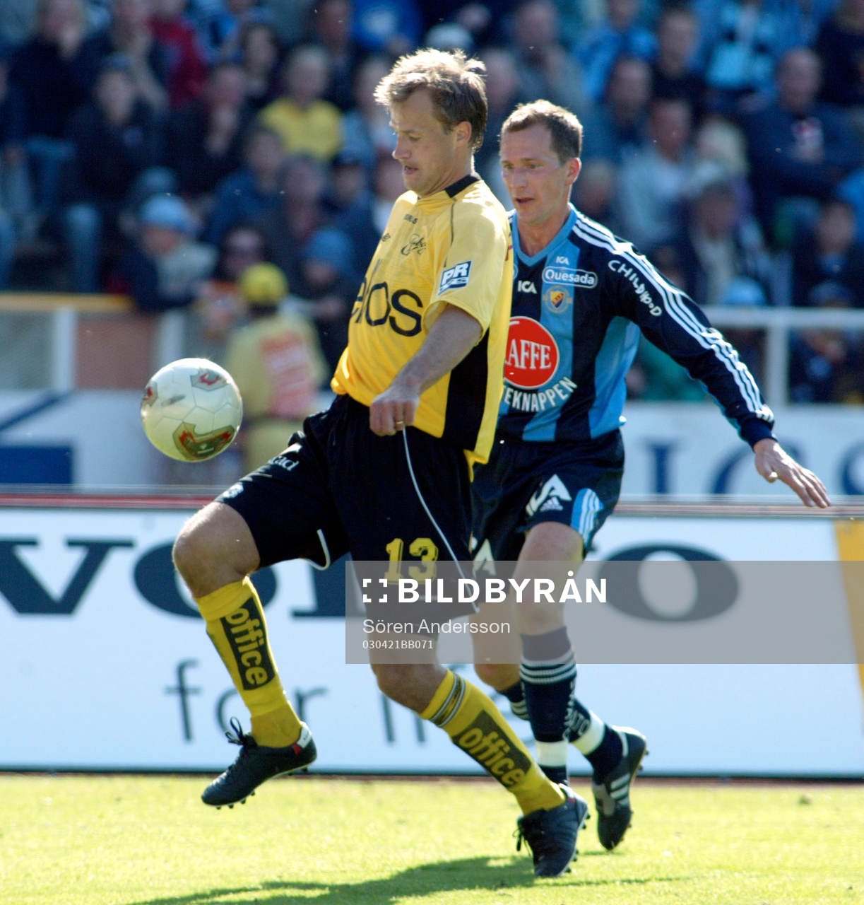 Hasse Berggren, Elfsborg och Nicklas Rasck, Djurgården