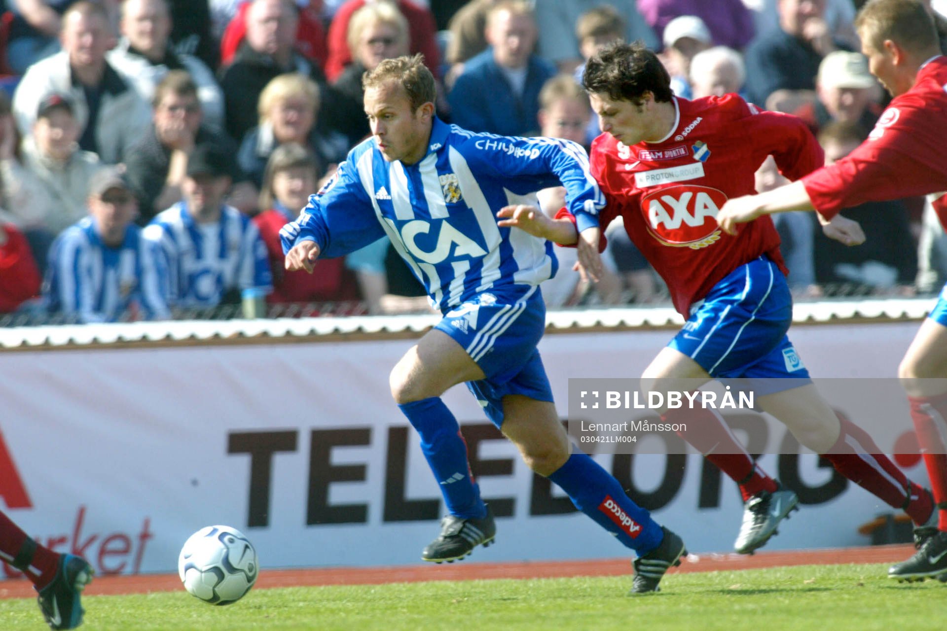 Hans (Hasse) Blomqvist rycker ifrån Daniel De Stefano